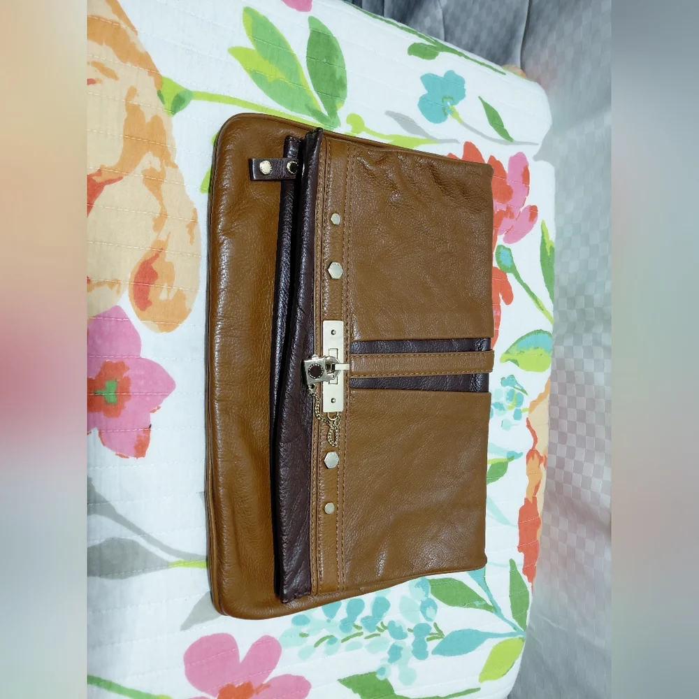 Marc By Marc Jacobs Tan and Brown Leather Laptop Bag